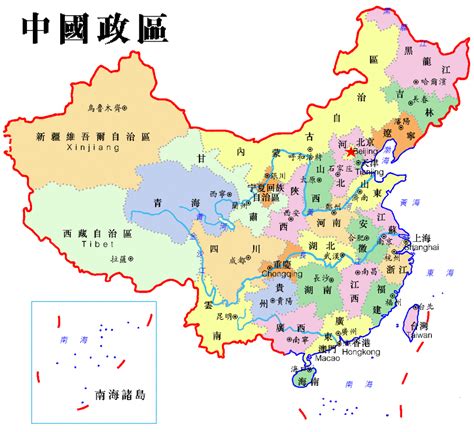 中國地圖簡稱|中國地圖行政區及簡稱（地圖版，可打印）